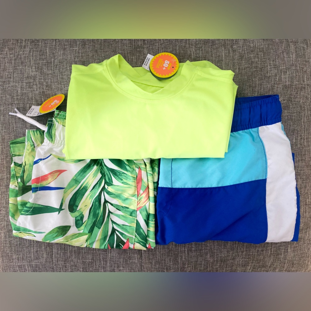 Boys Vibrant Blue Swimwear Bundle